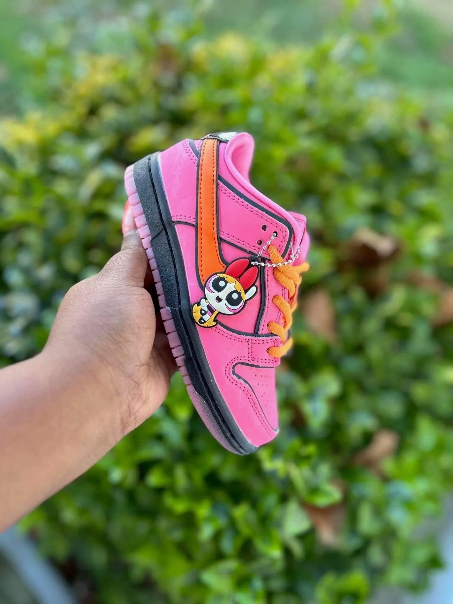 “Blossom” Powerpuff Dunks