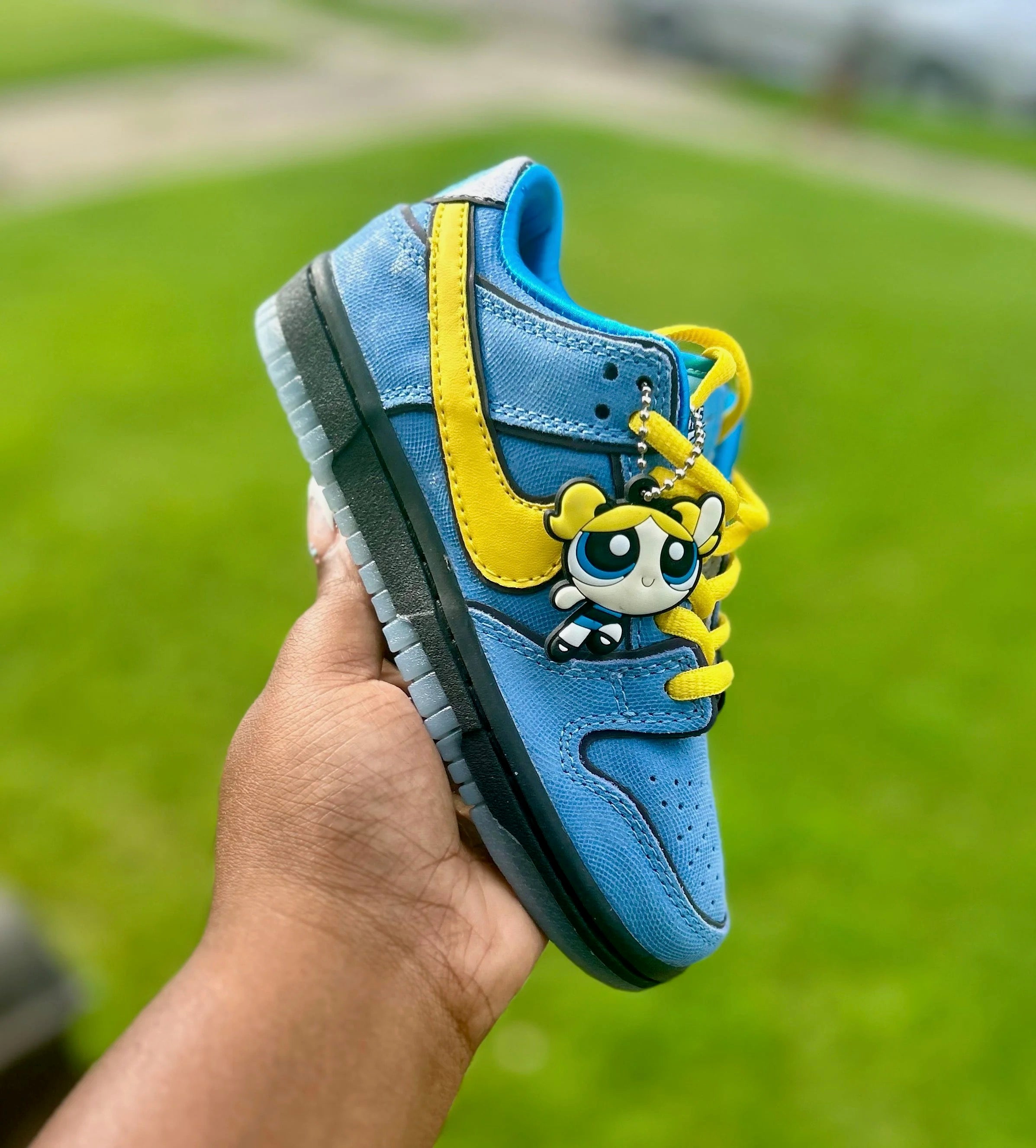 “Bubbles” Powerpuff Dunks