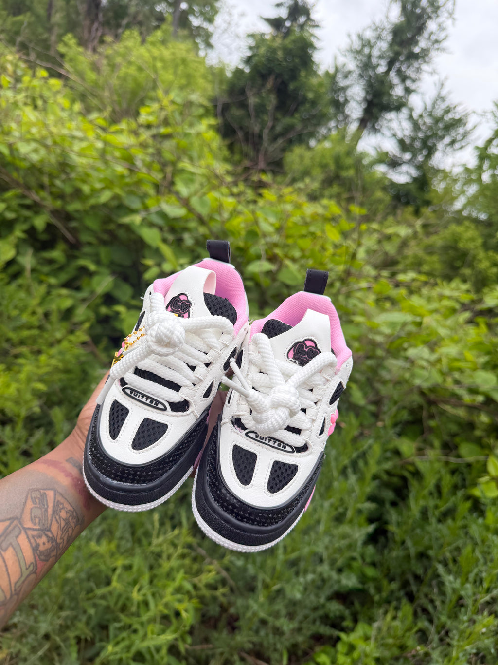 Pink & Black Steppers